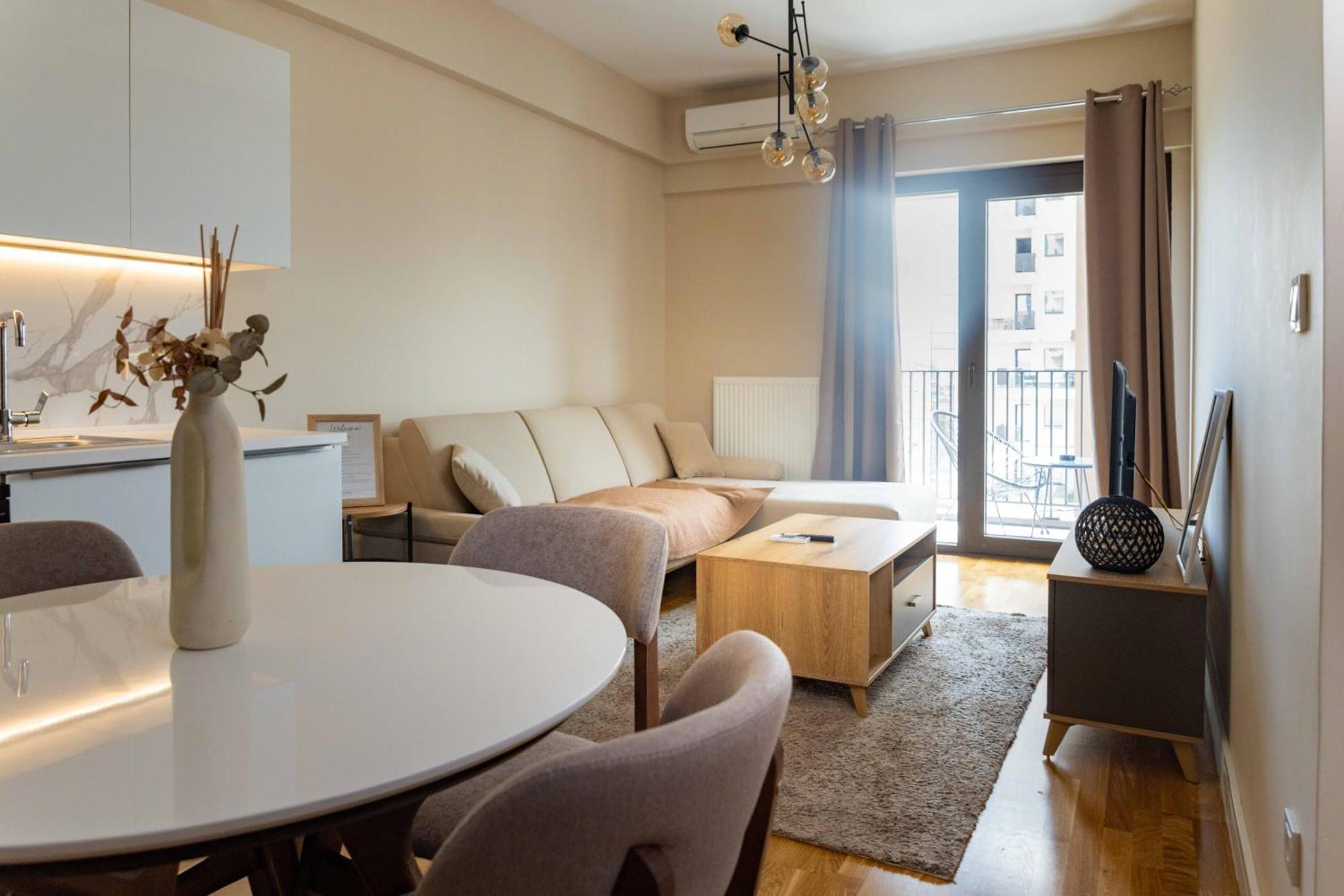 180° View Apartment In Diamond Building Skopje Exterior foto